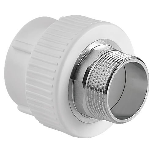 Фотография товара 'Tebo 016020715 TR-TB-Gr Муфта комб. нар.р. 110x4" под ключ (серый цв.)'