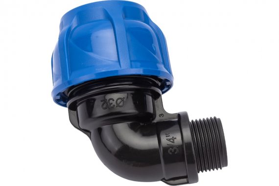 Фотография товара 'Tebo T-ПНД.О.5.63-112.CN TR-TB ПНД Отвод разъемный нар. резьба 63 x 1.1/2"'