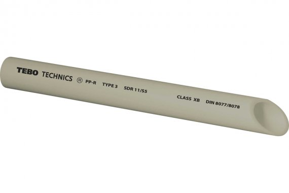 Фотография товара 'Tebo 031010103 R--TB-Gr Труба 25 SDR11 (серый цв.)'