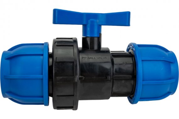 Фотография товара 'Tebo T-ПНД.Кш.0.63-63.CN CN-TB ПНД Кран шаровой разъемный 63 x 63'