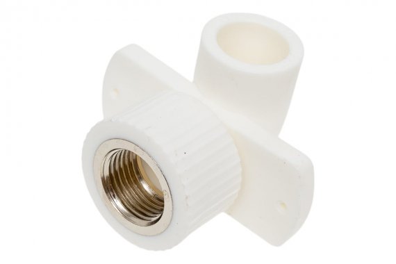 Фотография товара 'Tebo 030031401 C--TB Угольник комб. вн.р. 20x1/2" с креплением для гипсокартона'